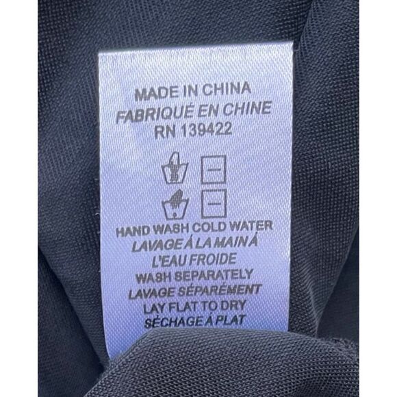 NWT Tobi Queen Elizabeth Asymmetrical Wrap Mini Dress in Black, Size Small - Picture 13 of 16